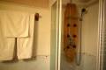 Cuarto de baño con ducha de hidromasaje